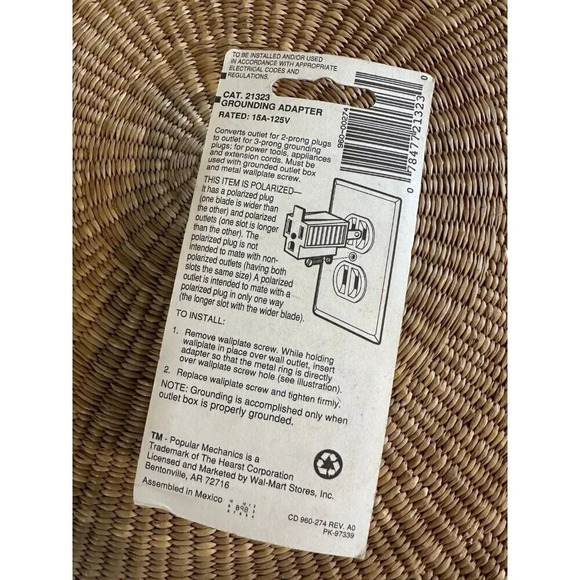 Vintage Popular Mechanics NEW Grounding Adapters - Picture 6 of 8